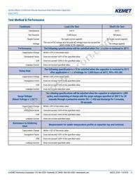 A765EG157M1CLAE027 Datasheet Page 4