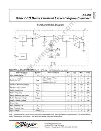 A8430EEKTR-T Datasheet Page 3