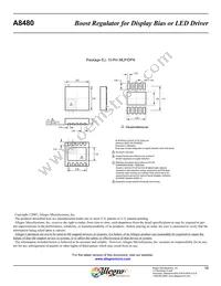 A8480EEJTR-T Datasheet Page 17