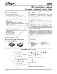 A8585KLKTR-T Datasheet Cover