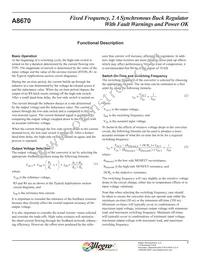 A8670EESTR-T Datasheet Page 8