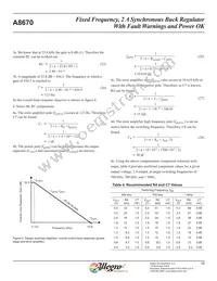 A8670EESTR-T Datasheet Page 17