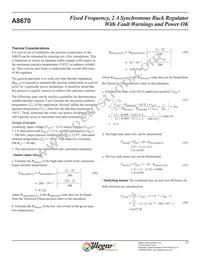 A8670EESTR-T Datasheet Page 18