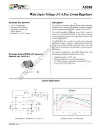 A8698ELJ-T Datasheet Cover