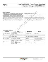 A8740EEETR-T Datasheet Page 15