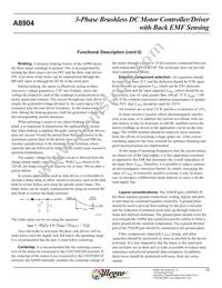 A8904SLPTR-T Datasheet Page 15