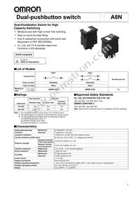 A8NS-3162 Datasheet Cover