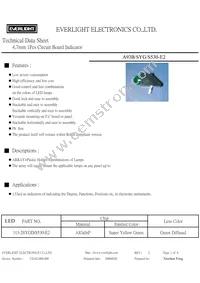 A93B/SYG/S530-E2 Datasheet Cover