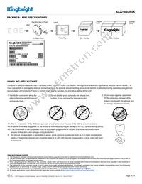 AA2214SURSK Datasheet Page 4