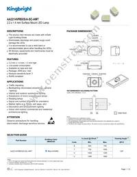 AA2214VRBXS/A-SC-AMT Datasheet Cover
