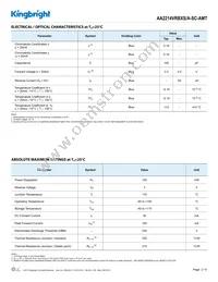 AA2214VRBXS/A-SC-AMT Datasheet Page 2