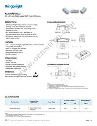 AA2810ASYSK/J3 Datasheet Cover