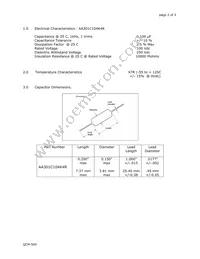 AA301C104K4R Datasheet Page 2