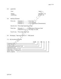 AA301C104K4R Datasheet Page 3