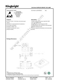AA3020APBC/A Datasheet Cover