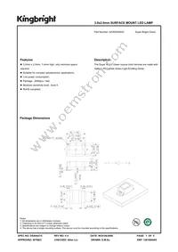 AA3020ASGC Datasheet Cover