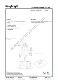 AA3020ASURCK Datasheet Cover