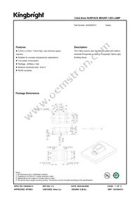 AA3020AYC Datasheet Cover