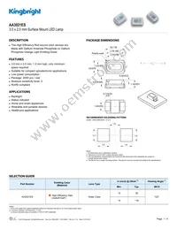 AA3021ES Datasheet Cover