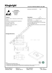 AA3021QBCT/D Datasheet Cover