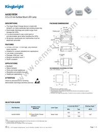 AA3021SESK Datasheet Cover