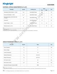 AA3021SESK Datasheet Page 2