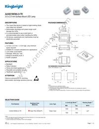 AA3021SESK/J3-TR Datasheet Cover