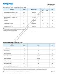 AA3021SURSK Datasheet Page 2