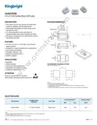 AA3021ZGSK Datasheet Cover