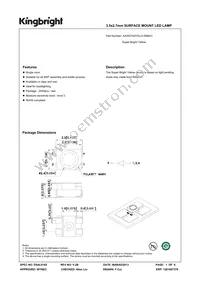 AA3527ASYS/J3-50MAV Datasheet Cover