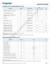 AA3527ASYSK/J3-50MAV Datasheet Page 2