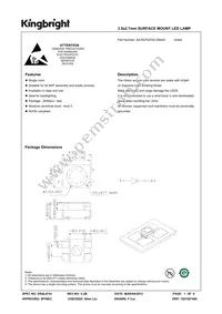 AA3527AZGS-30MAV Datasheet Cover