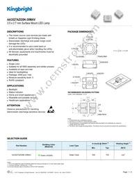 AA3527AZGSK-30MAV Datasheet Cover