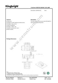 AA3528ACGCK Datasheet Cover