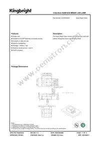 AA3528ASGC Datasheet Cover