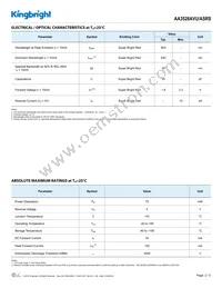 AA3528AVU/ASRS Datasheet Page 2