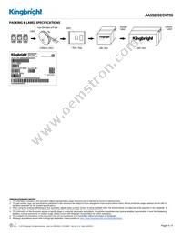 AA3528SECKT09 Datasheet Page 4