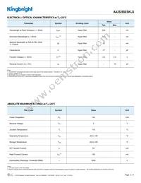 AA3528SESK/J3 Datasheet Page 2