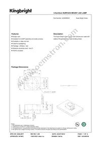 AA3528SGS Datasheet Cover