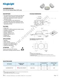 AA3528SURCKT09 Datasheet Cover