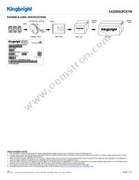 AA3528SURCKT09 Datasheet Page 4