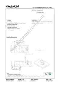 AA3528SYSK/J3 Datasheet Cover