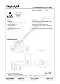 AA3528ZGSK Datasheet Cover