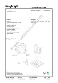 AA3529SYS/L Datasheet Cover