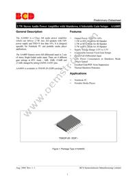 AA4005GTR-E1 Datasheet Cover