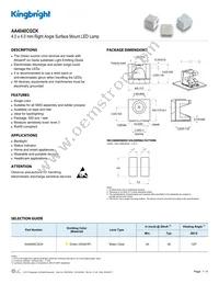 AA4040CGCK Datasheet Cover