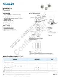 AA4040P3C-P22 Datasheet Cover