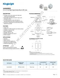 AA4040QBS/D Datasheet Cover