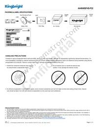 AA4040SF4S-P22 Datasheet Page 4