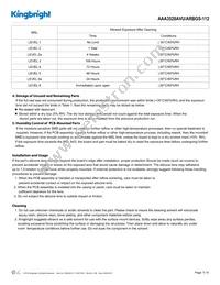 AAA3528AVU/ARBGS-112 Datasheet Page 5